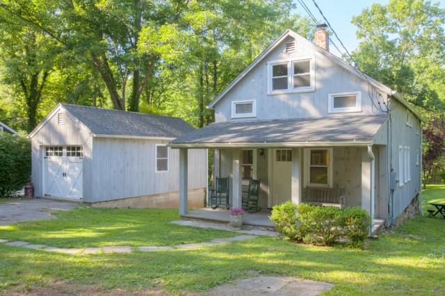 a view of a house with garden