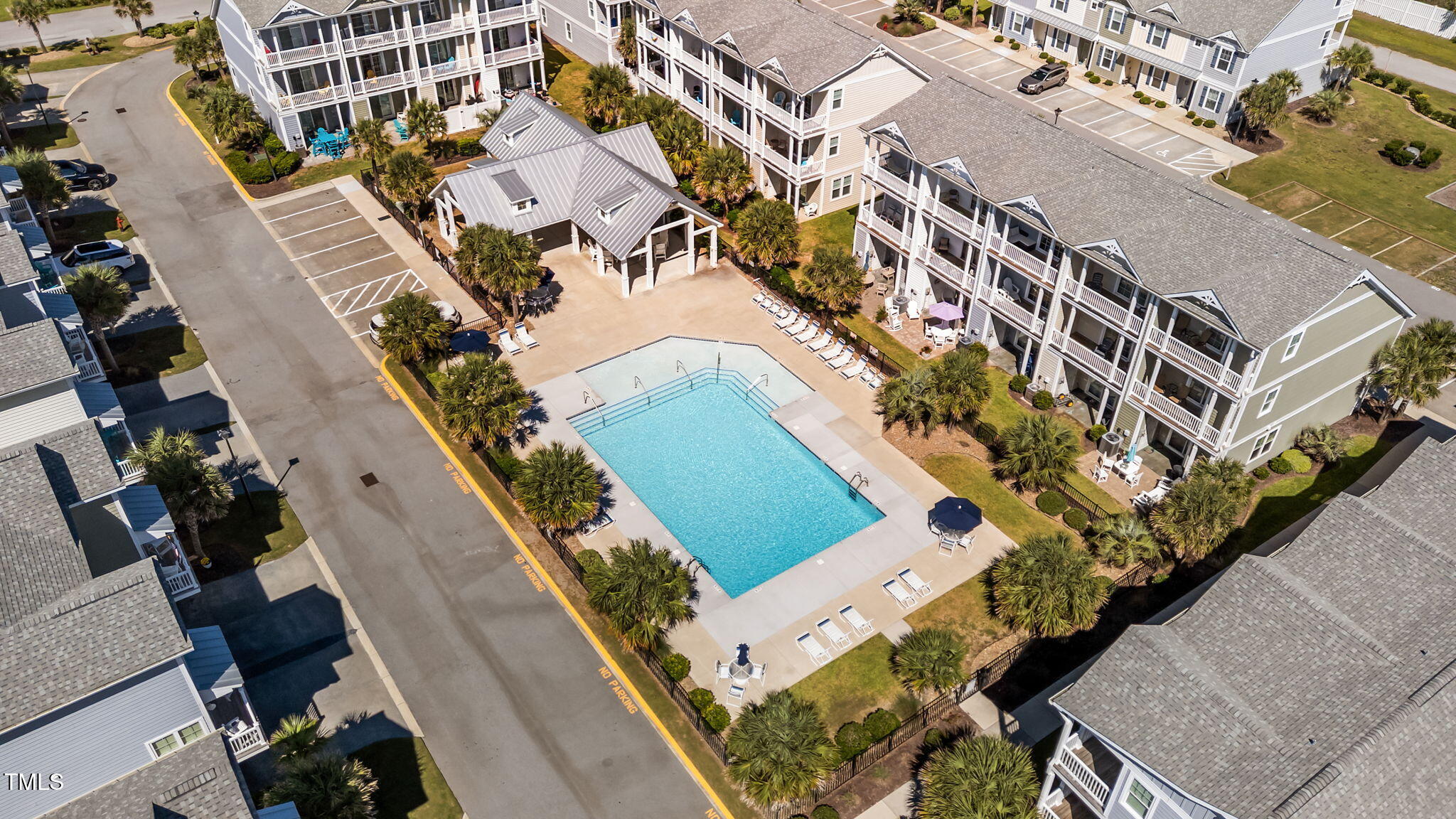 2800 West Fort Macon Road, Unit 37 Atlantic Beach, NC 28512 - Photo 33 of 39 an aerial view of a house