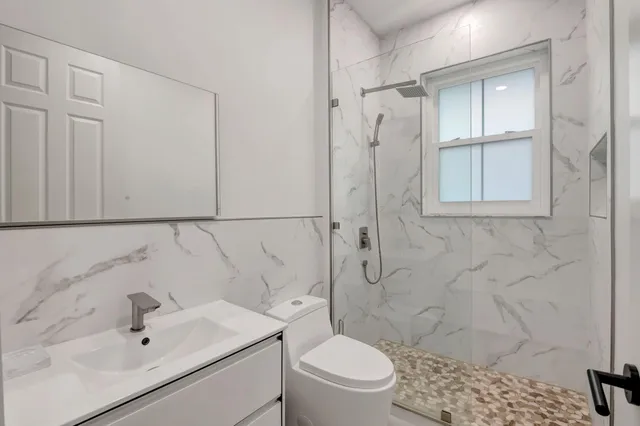 a car parked in front of a building