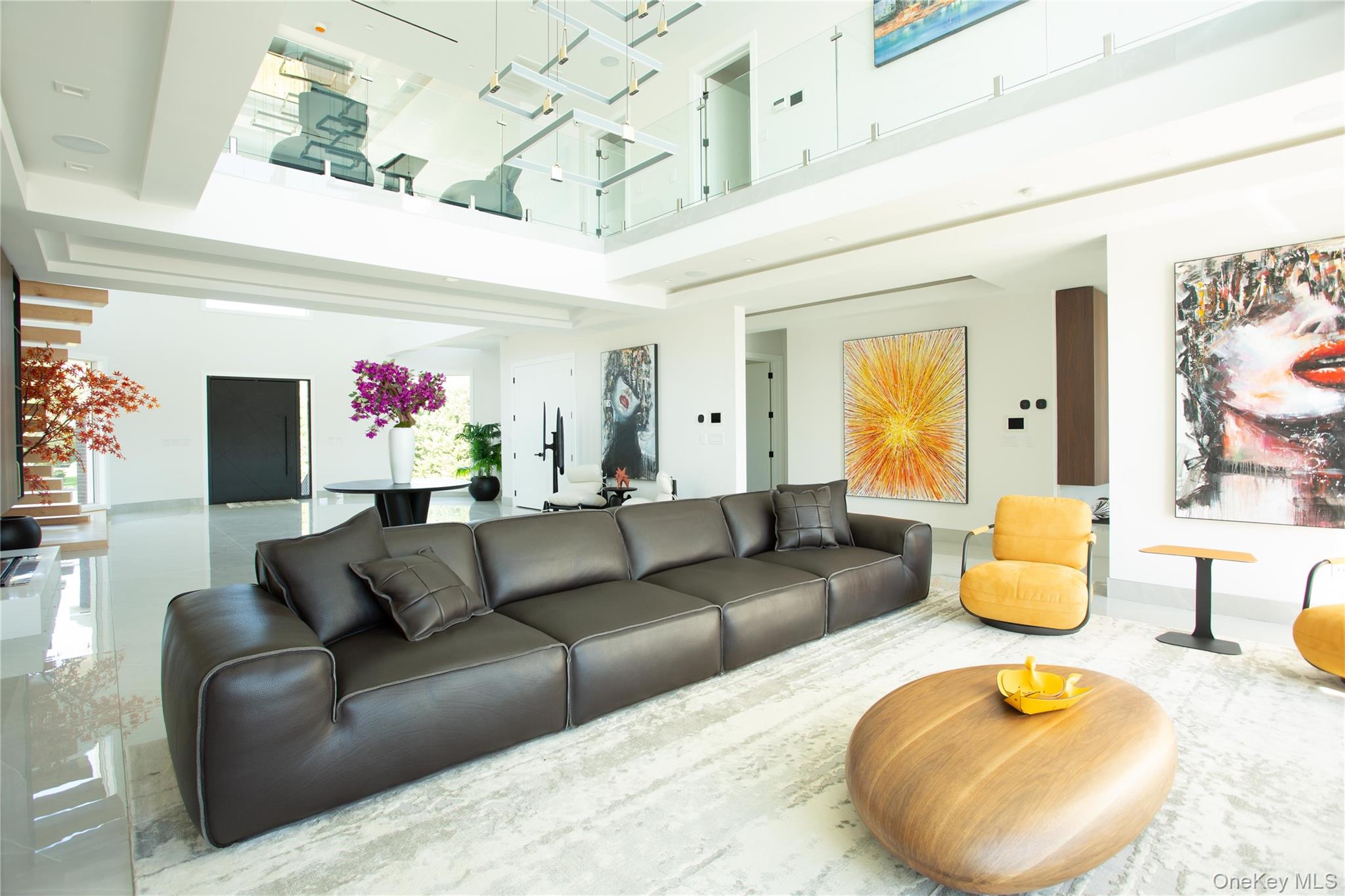 190 Curtis Road Woodmere, NY 11598 - Photo 15 of 45 Living room featuring a high ceiling