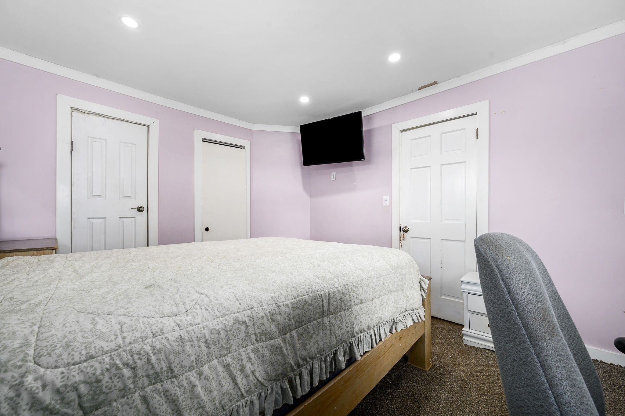 3198 Horn Springs Road Lebanon, TN 37087 - Photo 34 of 41 a bedroom with a bed and a flat screen tv