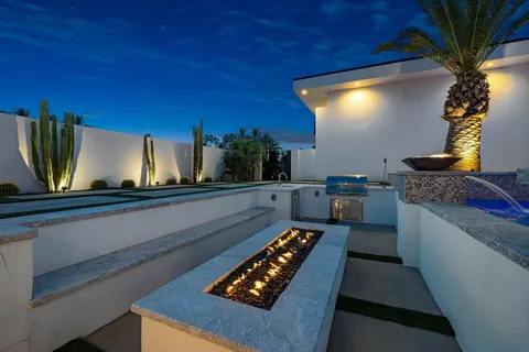 a view of an indoor swimming pool