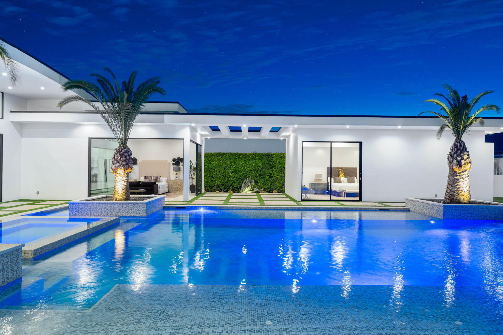 4 Bravo Court Rancho Mirage, CA 92270 - Photo 45 of 51 a view of a living room with a flat screen tv