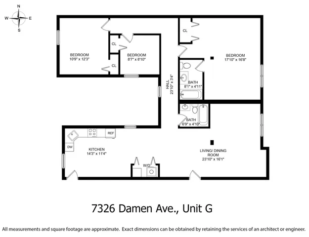 $2,700 | 7326 North Damen Avenue, Unit G, Chicago, IL 60645