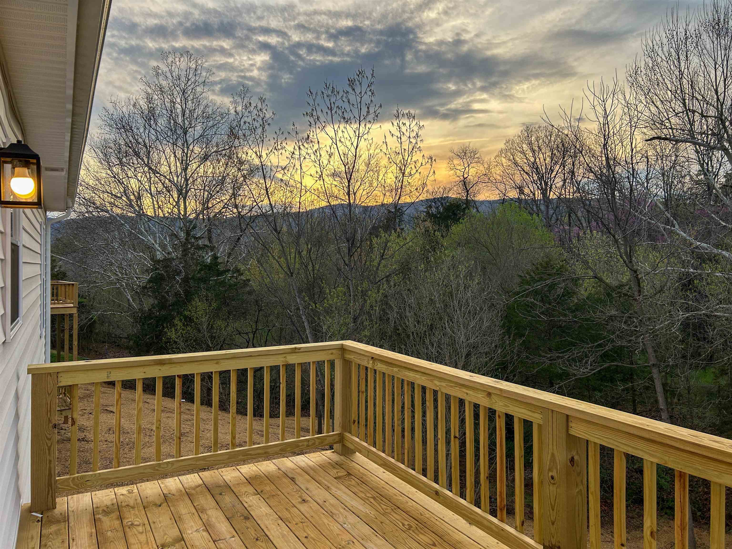 244 Locustdale Loop Shenandoah, VA 22849 - Photo 51 of 74 a balcony with trees in front of it