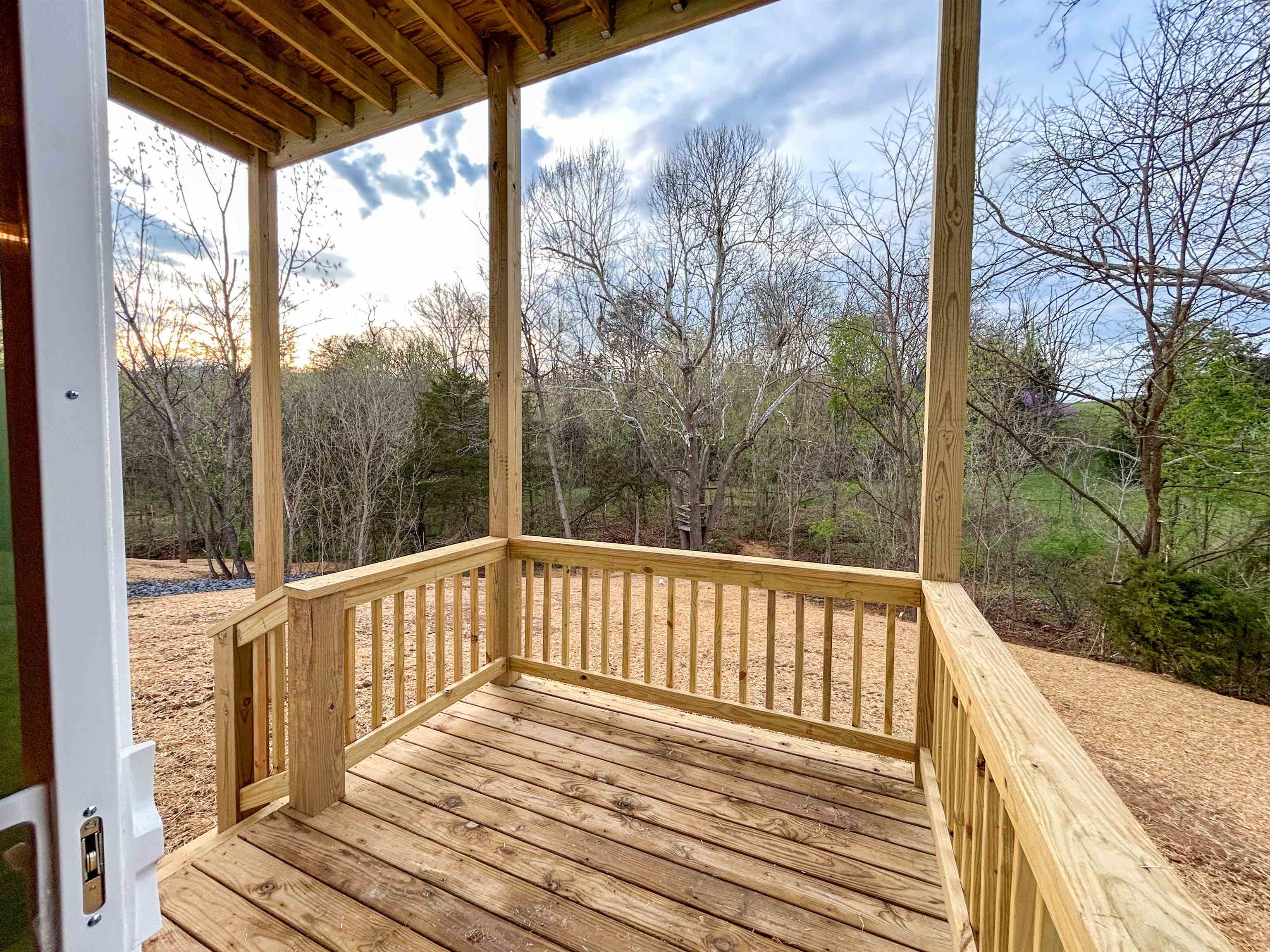 244 Locustdale Loop Shenandoah, VA 22849 - Photo 66 of 74 a view of balcony with wooden floor and fence