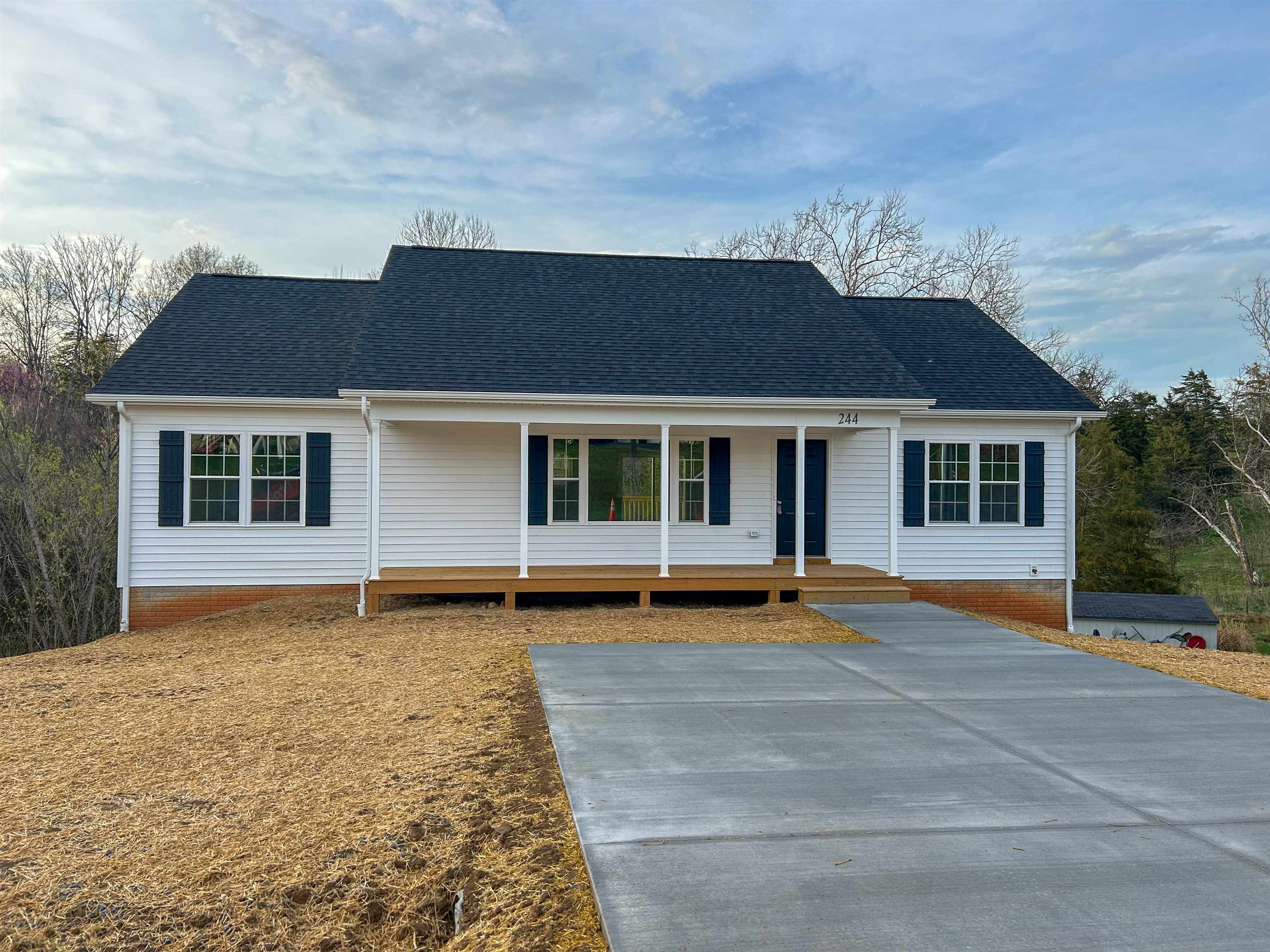 244 Locustdale Loop Shenandoah, VA 22849 - Photo 8 of 74 front view of a house with a swimming pool