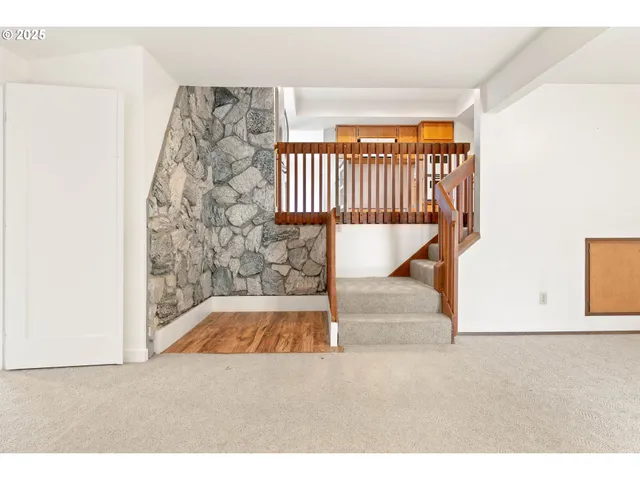 a view of an front door