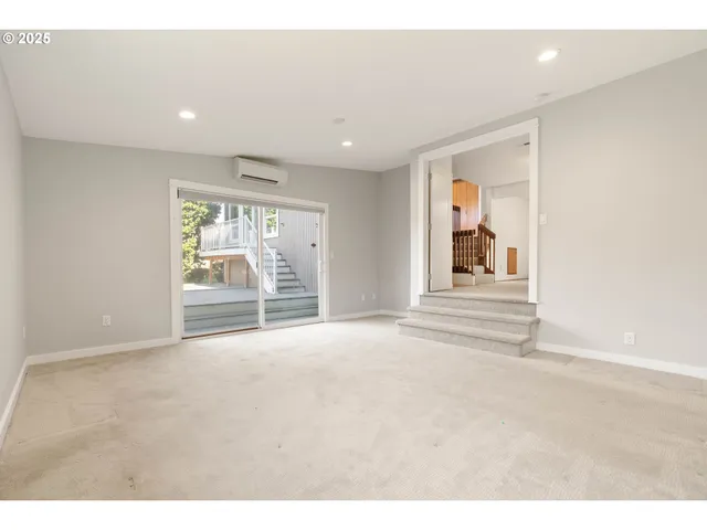 a view of empty room