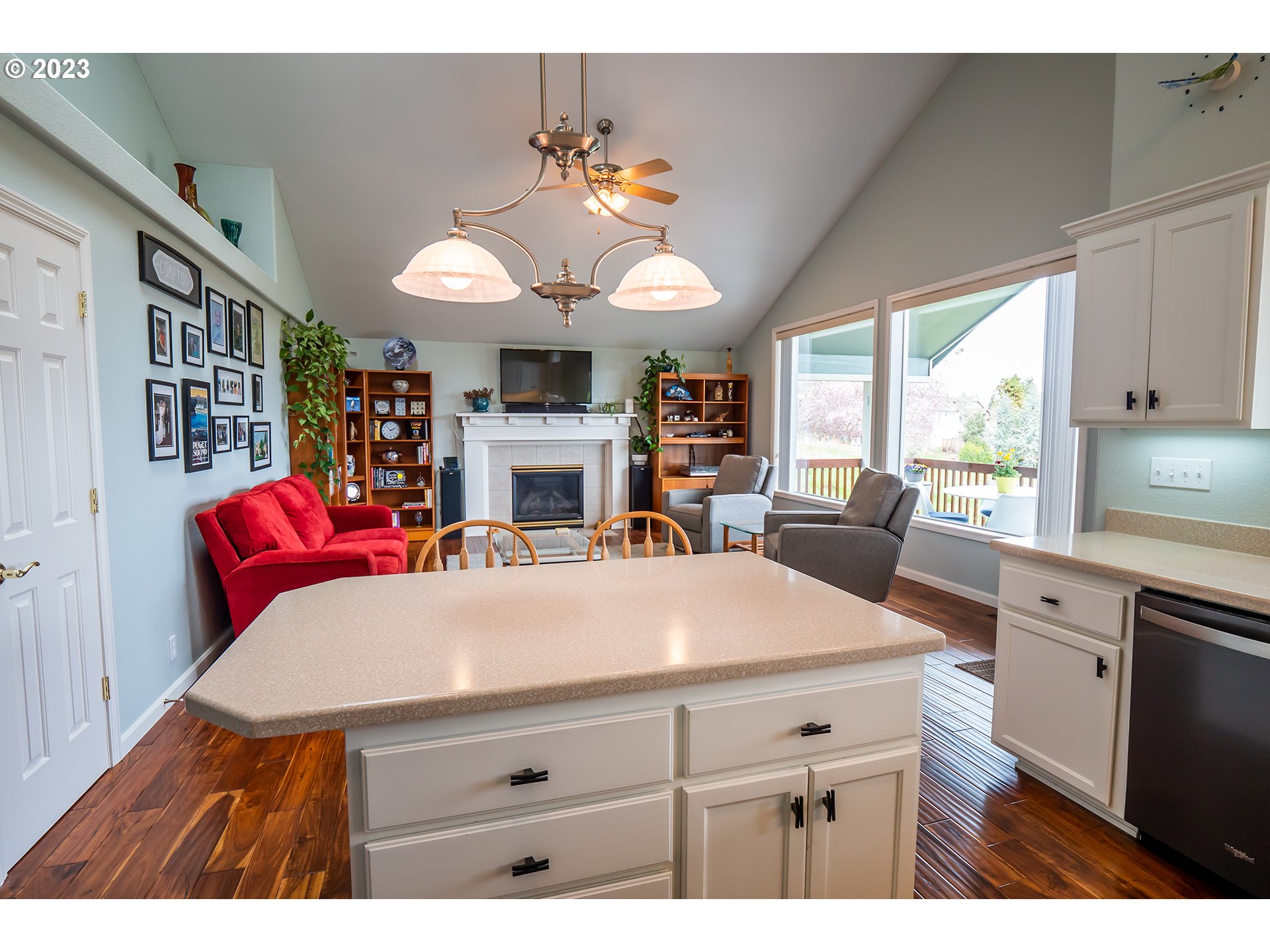 3386 Bentley Avenue Eugene, OR 97405 - Photo 4 of 32 a view of a dining room with furniture window and wooden floor
