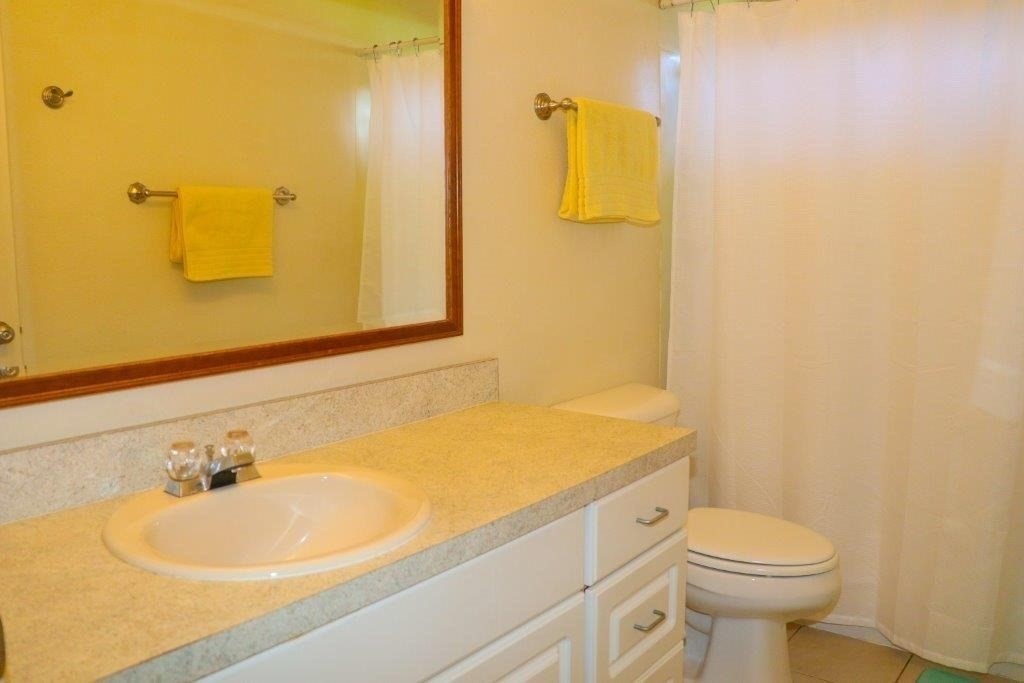 6671 Puupilo Road Kapaa, HI 96746 - Photo 17 of 24 a bathroom with a sink and a mirror