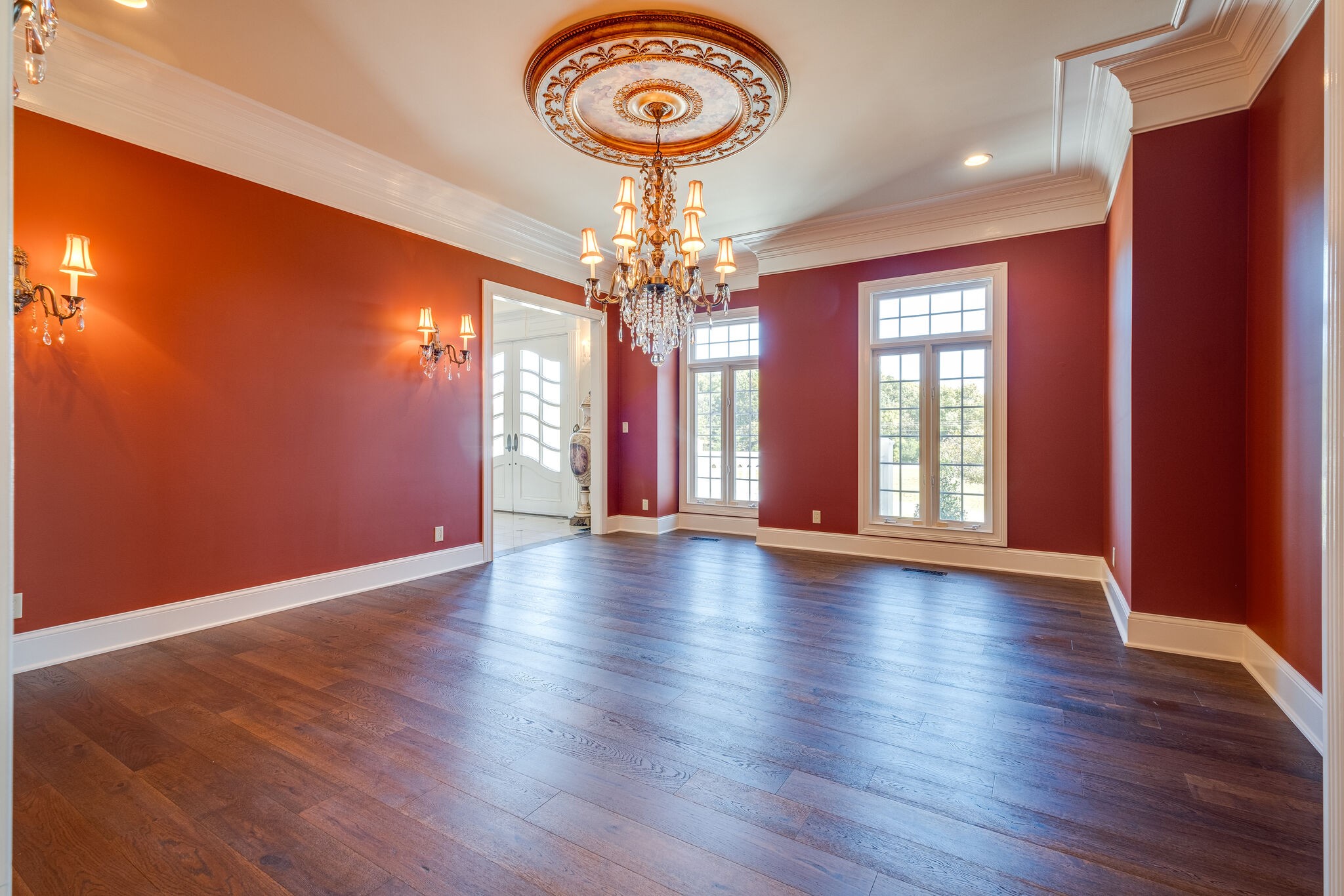 1800 Horn Springs Road Lebanon, TN 37087 - Photo 12 of 56 a view of a room with chandelier fan and wooden floor