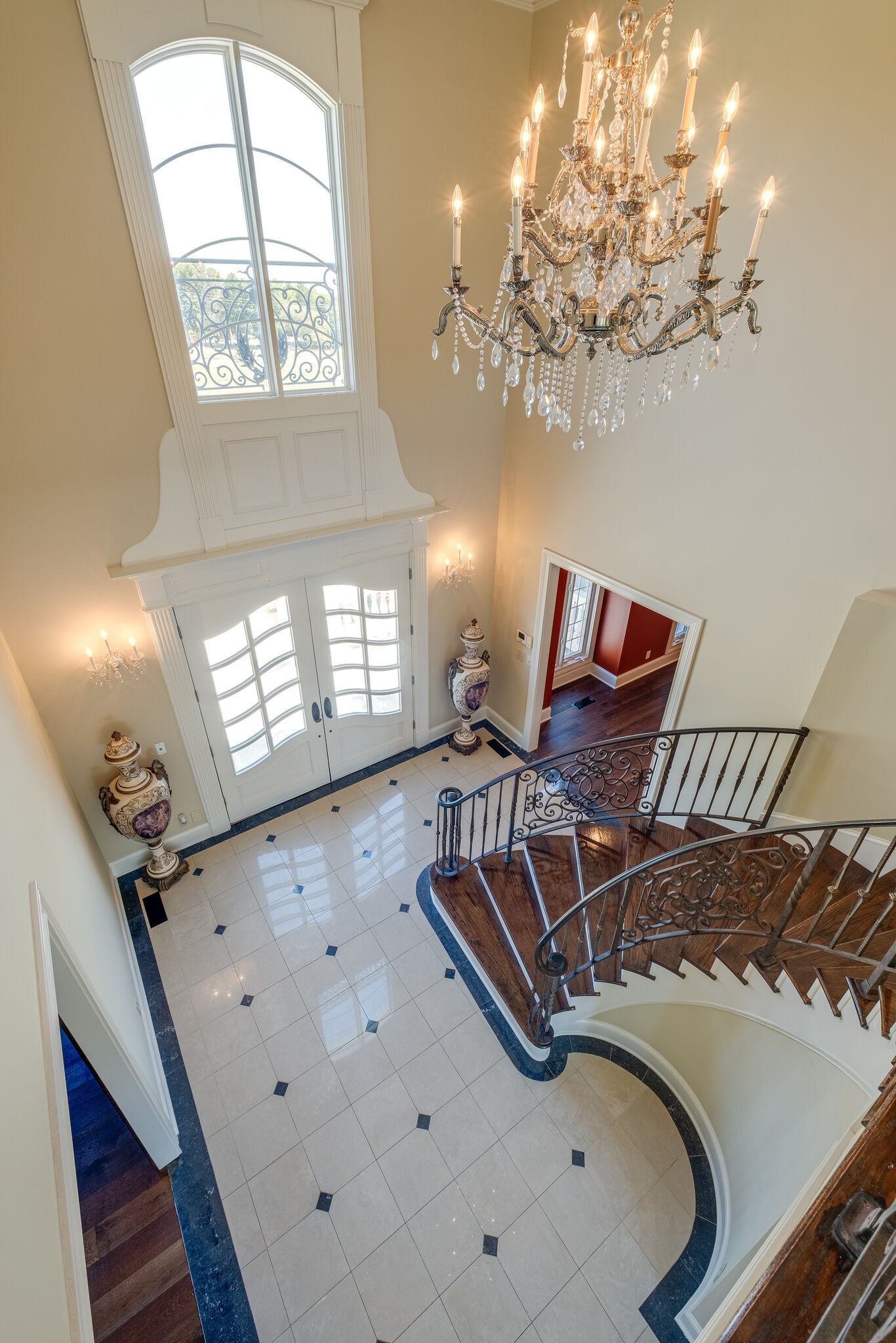 1800 Horn Springs Road Lebanon, TN 37087 - Photo 32 of 56 a room with chandelier fan and windows