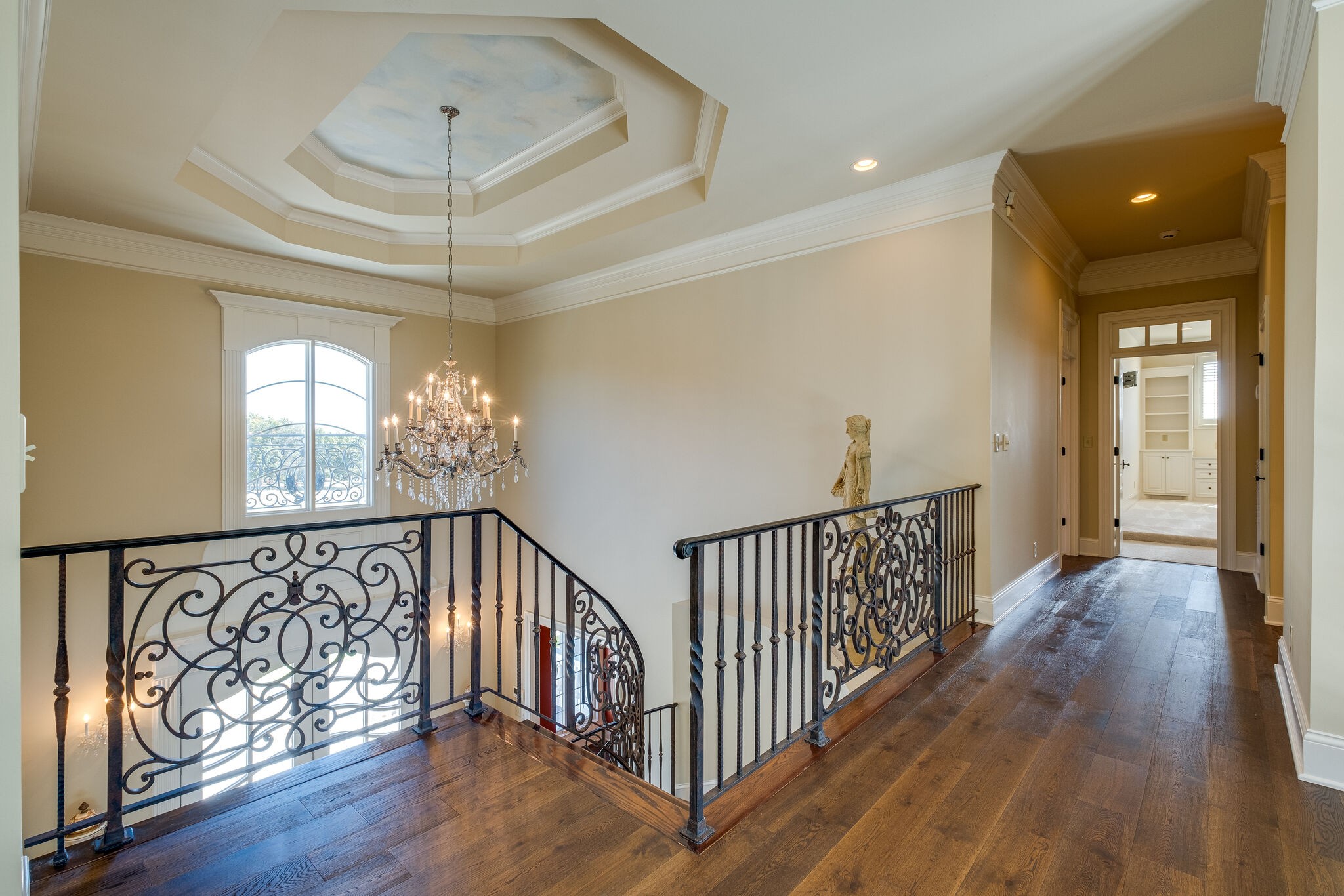 1800 Horn Springs Road Lebanon, TN 37087 - Photo 33 of 56 a view of an entryway wooden floor and a chandelier