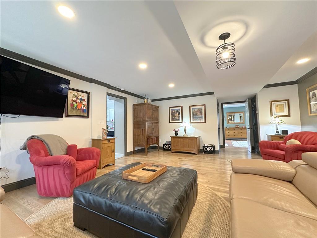 257 Stoup Road Mars, PA 16046 - Photo 21 of 50 a living room with furniture and a flat screen tv