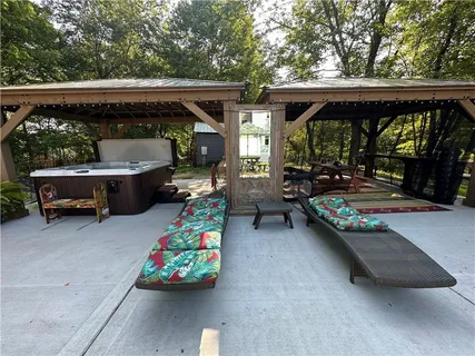 a view of outdoor space and patio