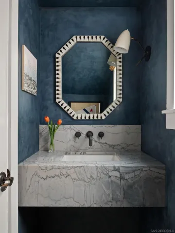 a room with furniture and a fireplace