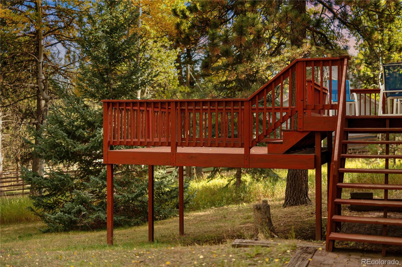 28696 Little Big Horn Drive Evergreen, CO 80439 - Photo 32 of 47 a view of a back yard
