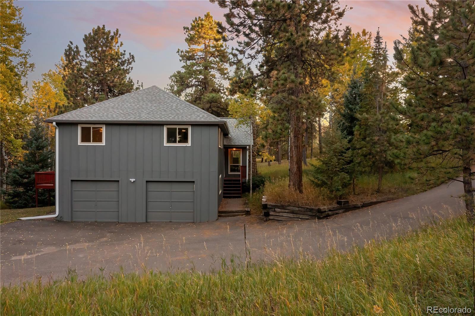 28696 Little Big Horn Drive Evergreen, CO 80439 - Photo 40 of 47 a view of backyard of house