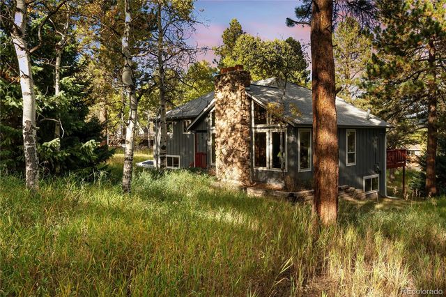 a bathroom with a window