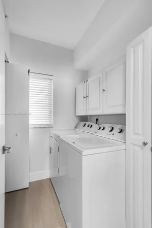 a room with storage and utility