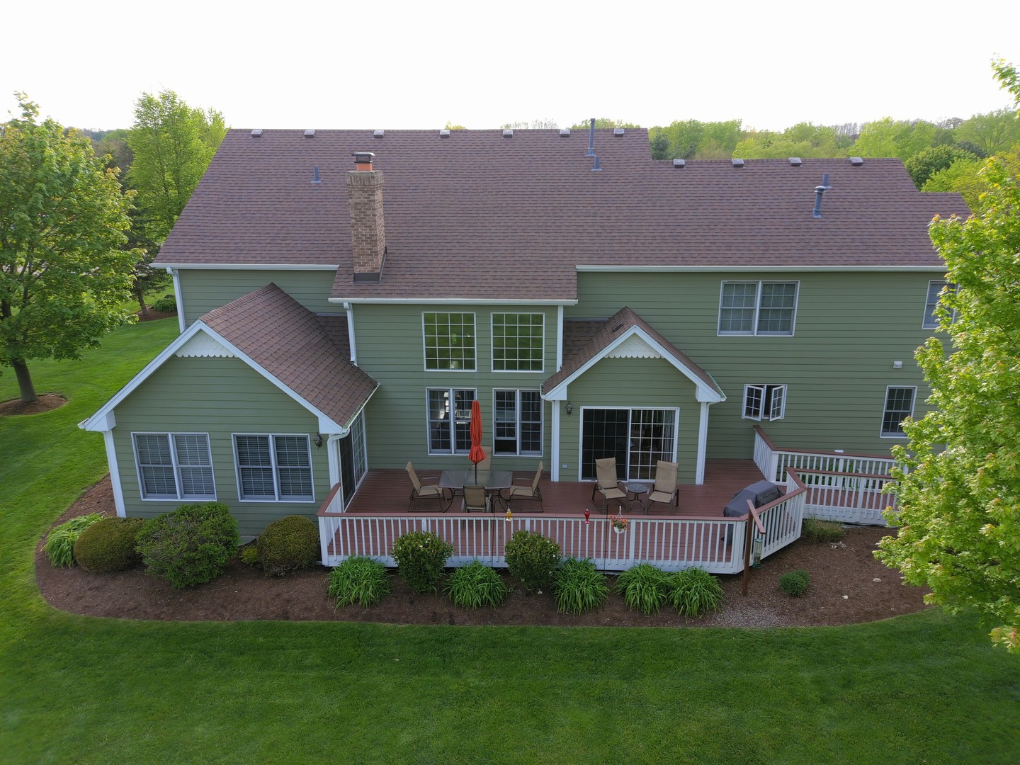 7N355 Ridge Line Road St. Charles, IL 60175 - Photo 29 of 38 a front view of a house with a yard and green space