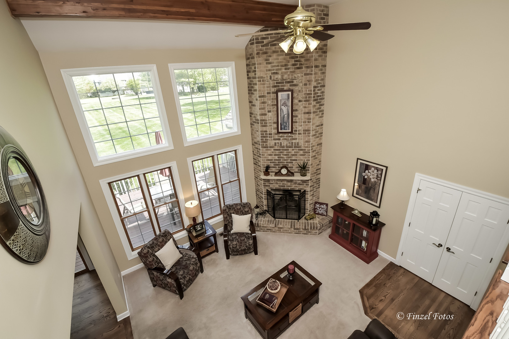 7N355 Ridge Line Road St. Charles, IL 60175 - Photo 5 of 38 a living room with furniture and a fireplace