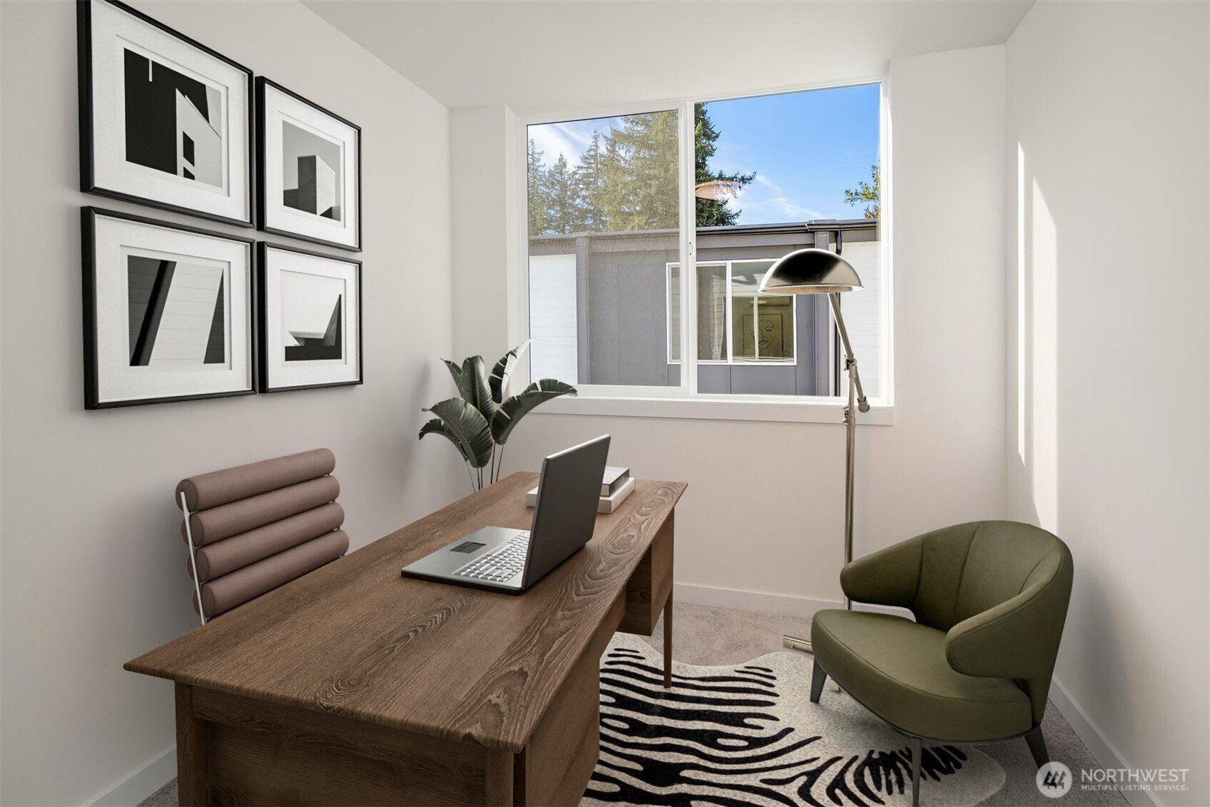 18017 2nd Avenue Northeast, Unit B Seattle, WA 98155 - Photo 15 of 19 a living room with furniture and a window