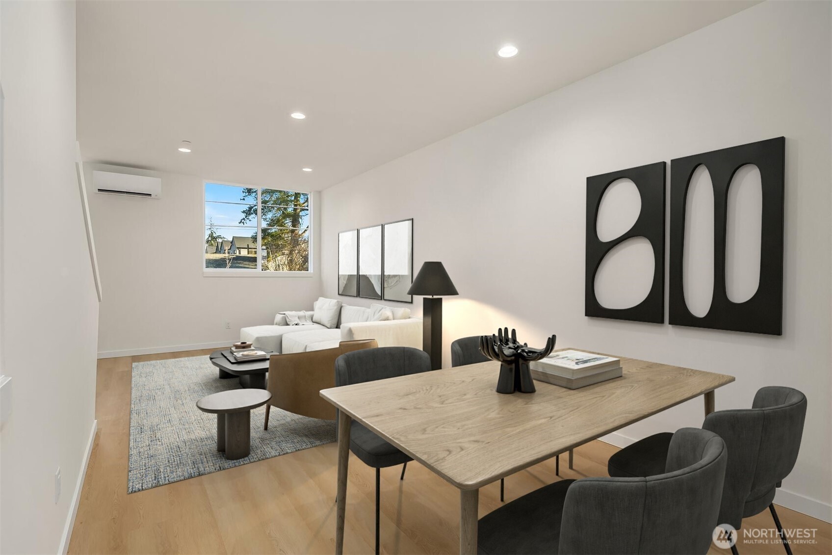 18017 2nd Avenue Northeast, Unit B Seattle, WA 98155 - Photo 4 of 19 a dining room with furniture and window