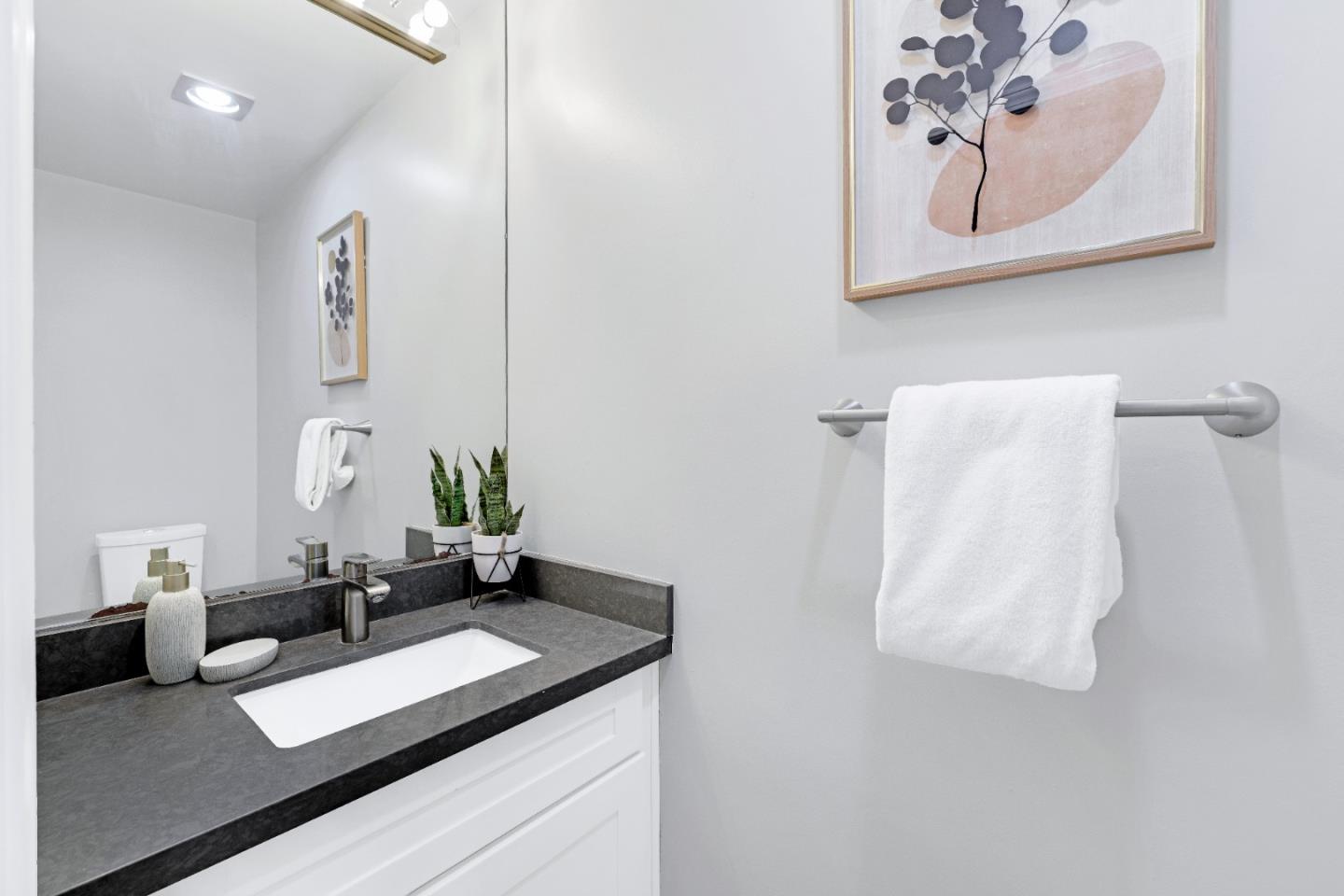 972 Shoreline Drive San Mateo, CA 94404 - Photo 40 of 64 a view of a workspace with furniture and mirror