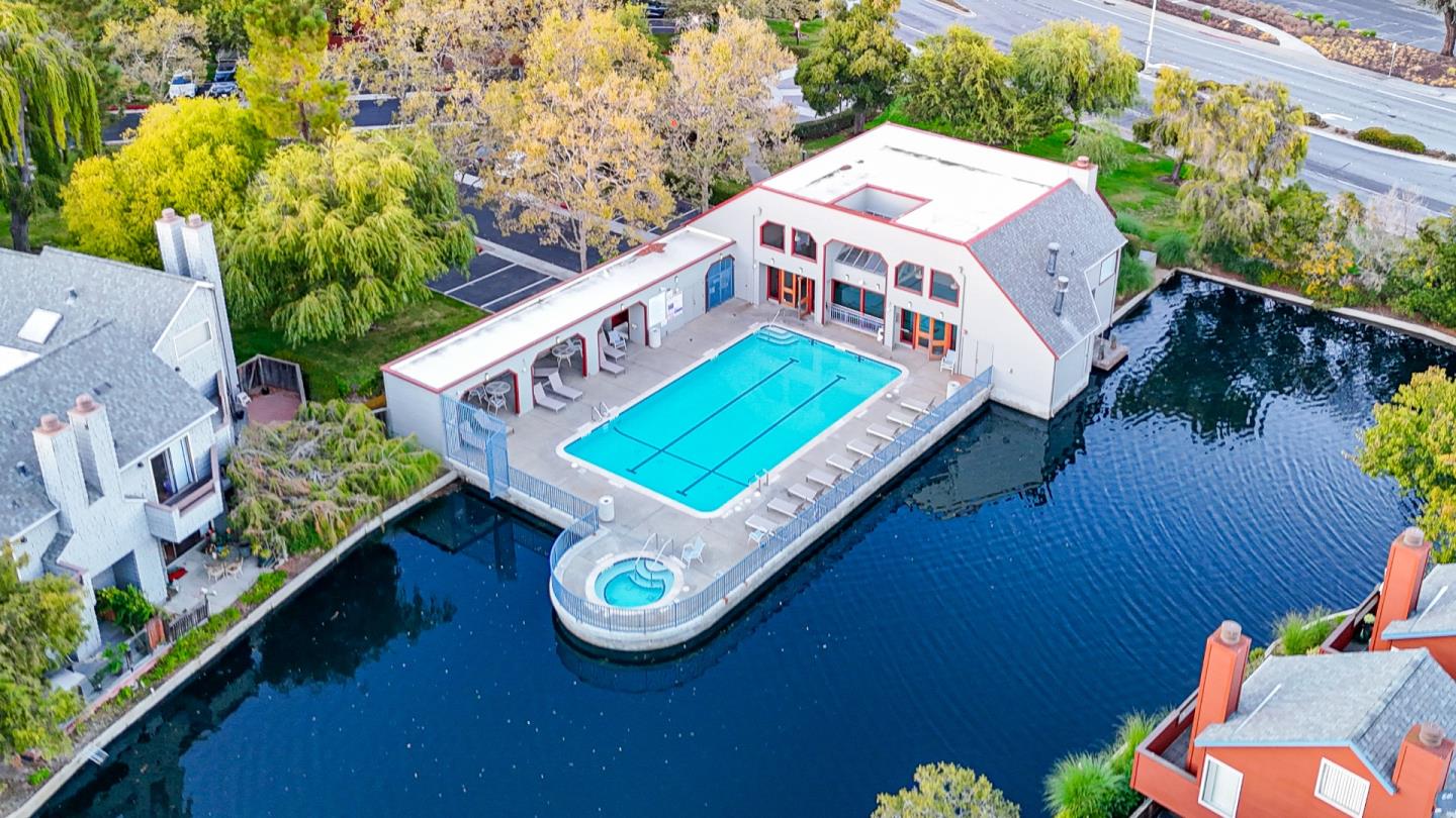 972 Shoreline Drive San Mateo, CA 94404 - Photo 46 of 64 an aerial view of a house with outdoor space