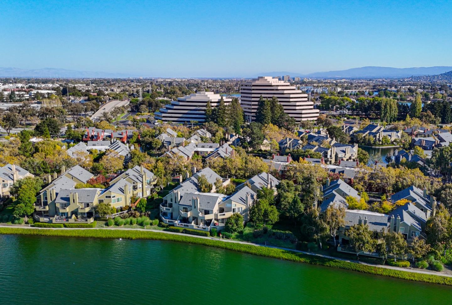972 Shoreline Drive San Mateo, CA 94404 - Photo 59 of 64 a view of a city with tall buildings