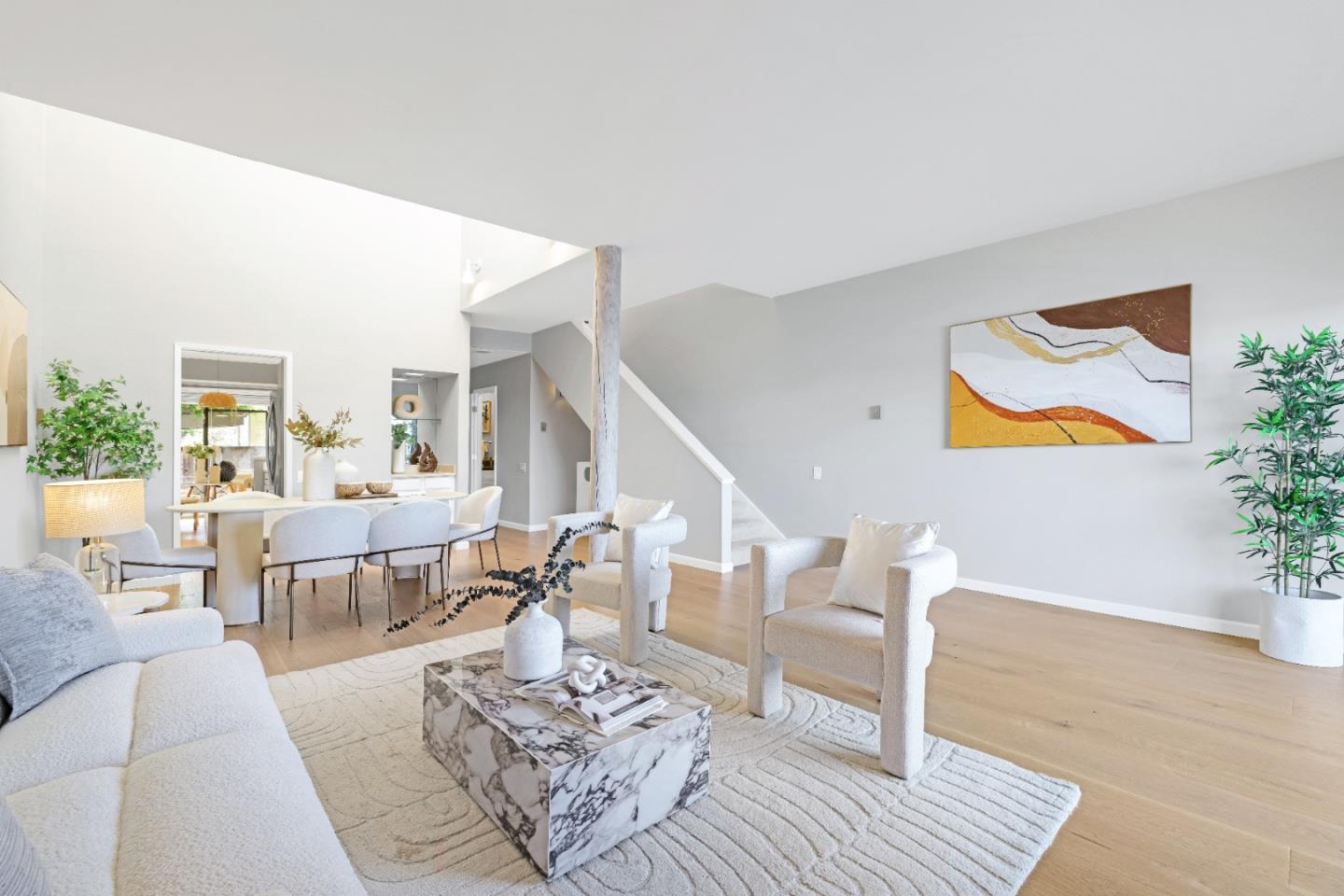 972 Shoreline Drive San Mateo, CA 94404 - Photo 8 of 64 a living room with furniture and wooden floor