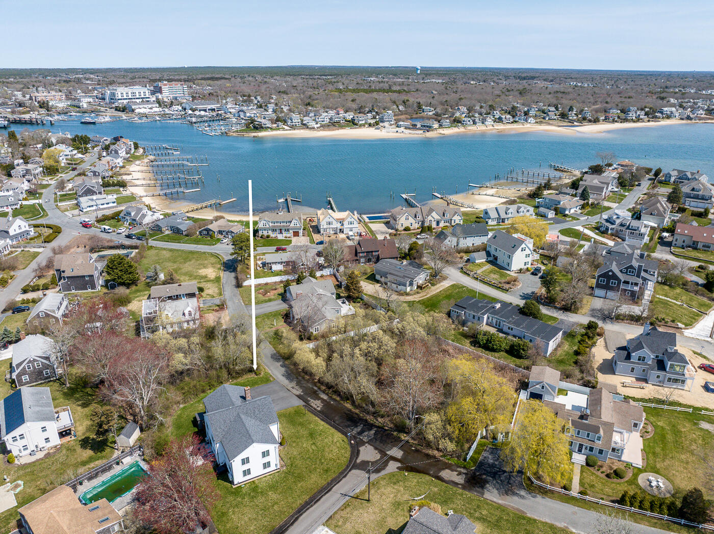 33 Island View Road Hyannis, MA 02601 - Photo 2 of 64 an aerial view of a city