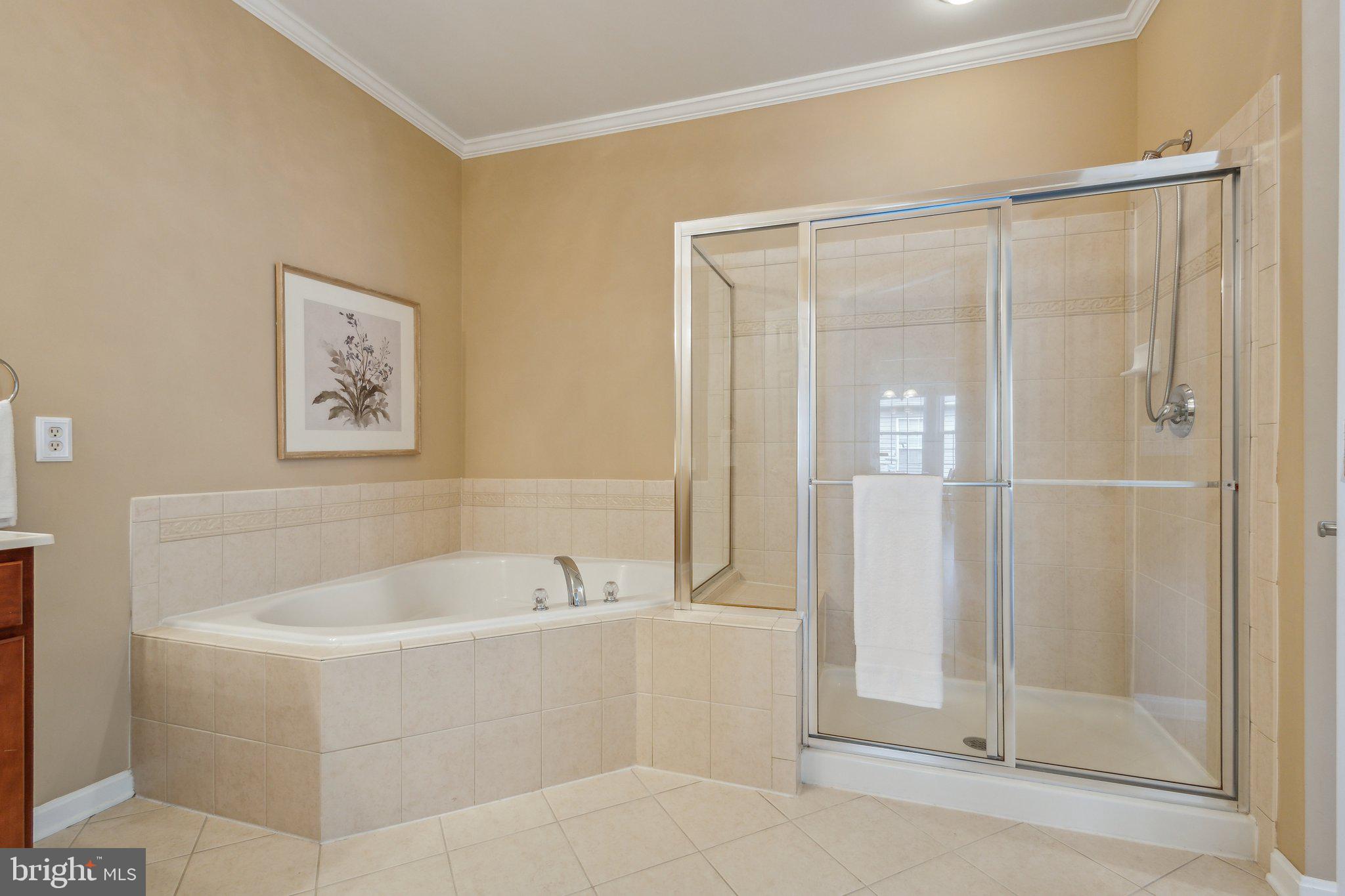 16100 Dancing Leaf Place Dumfries, VA 22025 - Photo 25 of 35 a bathroom with a bathtub and a shower