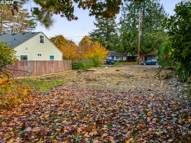 a house view with a garden space