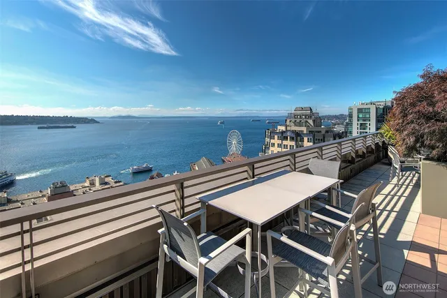 a view of balcony and patio