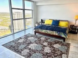 a living room with a couch and a table