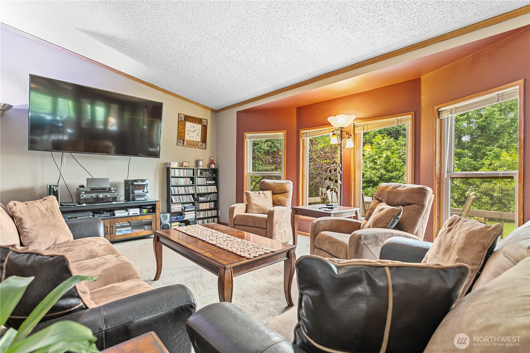 5459 Noon Road Bellingham, WA 98226 - Photo 3 of 40 a living room with furniture and a flat screen tv