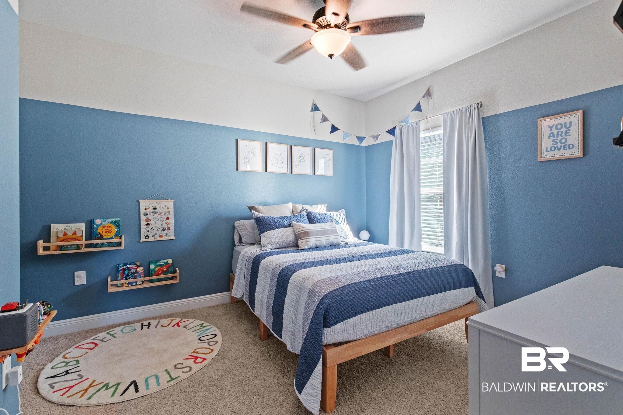 24939 Spectacular Bid Loop Daphne, AL 36526 - Photo 27 of 38 Bedroom featuring carpet and ceiling fan