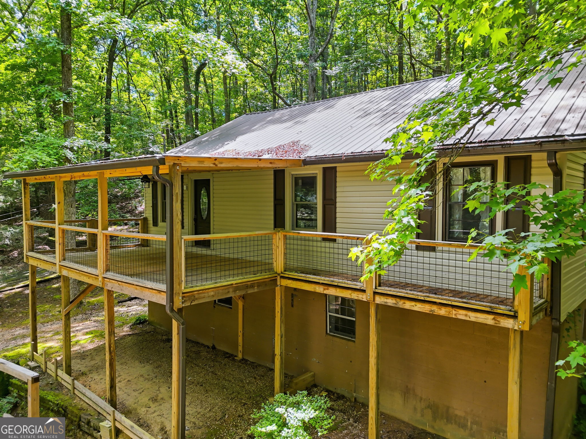 629 Goose Island Road Cherry Log, GA 30522 - Photo 48 of 52 a view of house with backyard