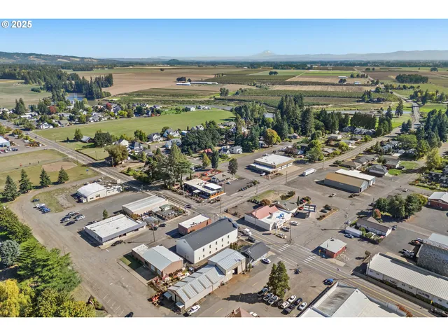 an aerial view of a city with lots of residential buildings
