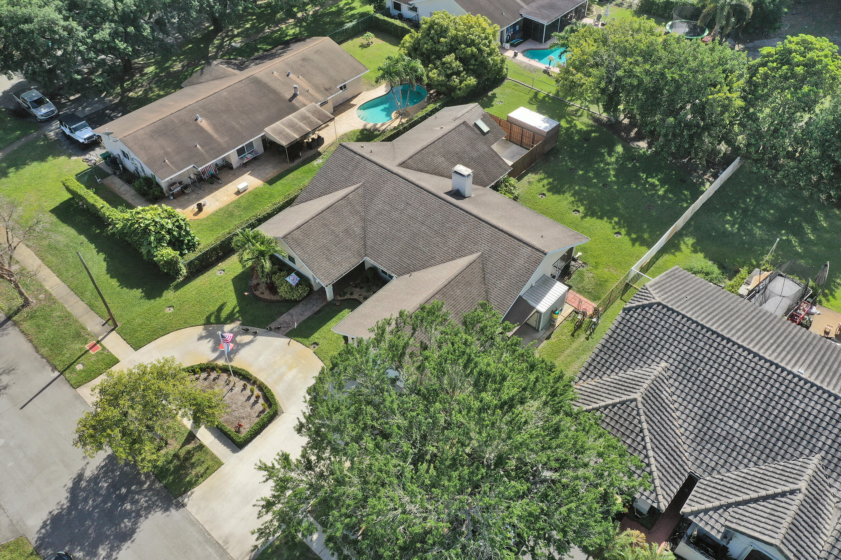 5181 Southwest 89th Terrace Cooper City, FL 33328 - Photo 56 of 56 an aerial view of a house with a yard