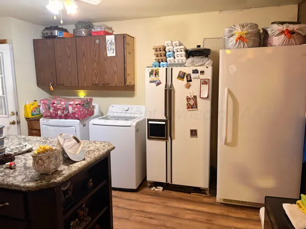a room with storage and utility