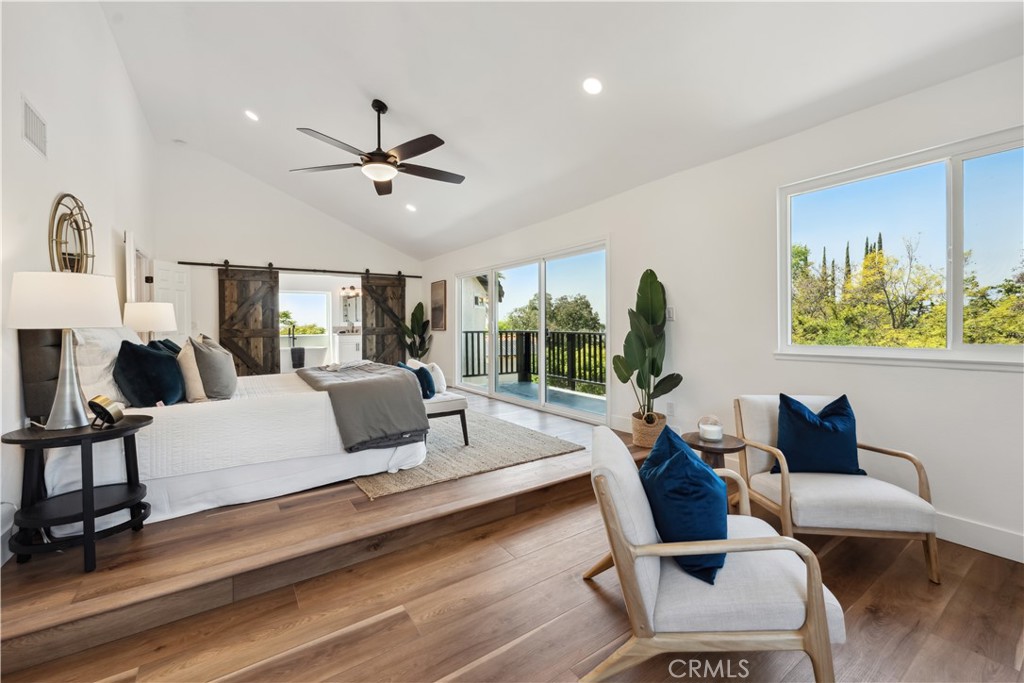 529 Manzanita Road Redlands, CA 92373 - Photo 37 of 64 a living room with furniture ceiling fan and a large window