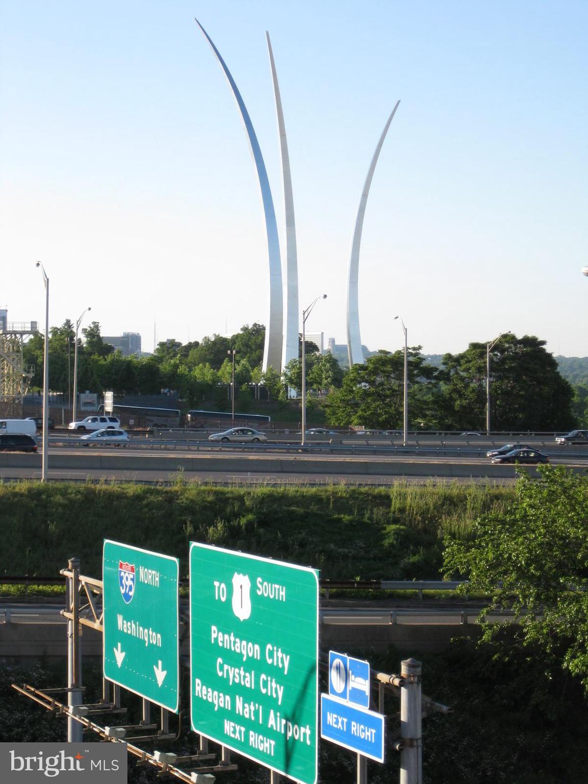 1300 South Arlington Ridge Road, Unit 316 Arlington, VA 22202 - Photo 21 of 22 Across from the Air Force Memorial