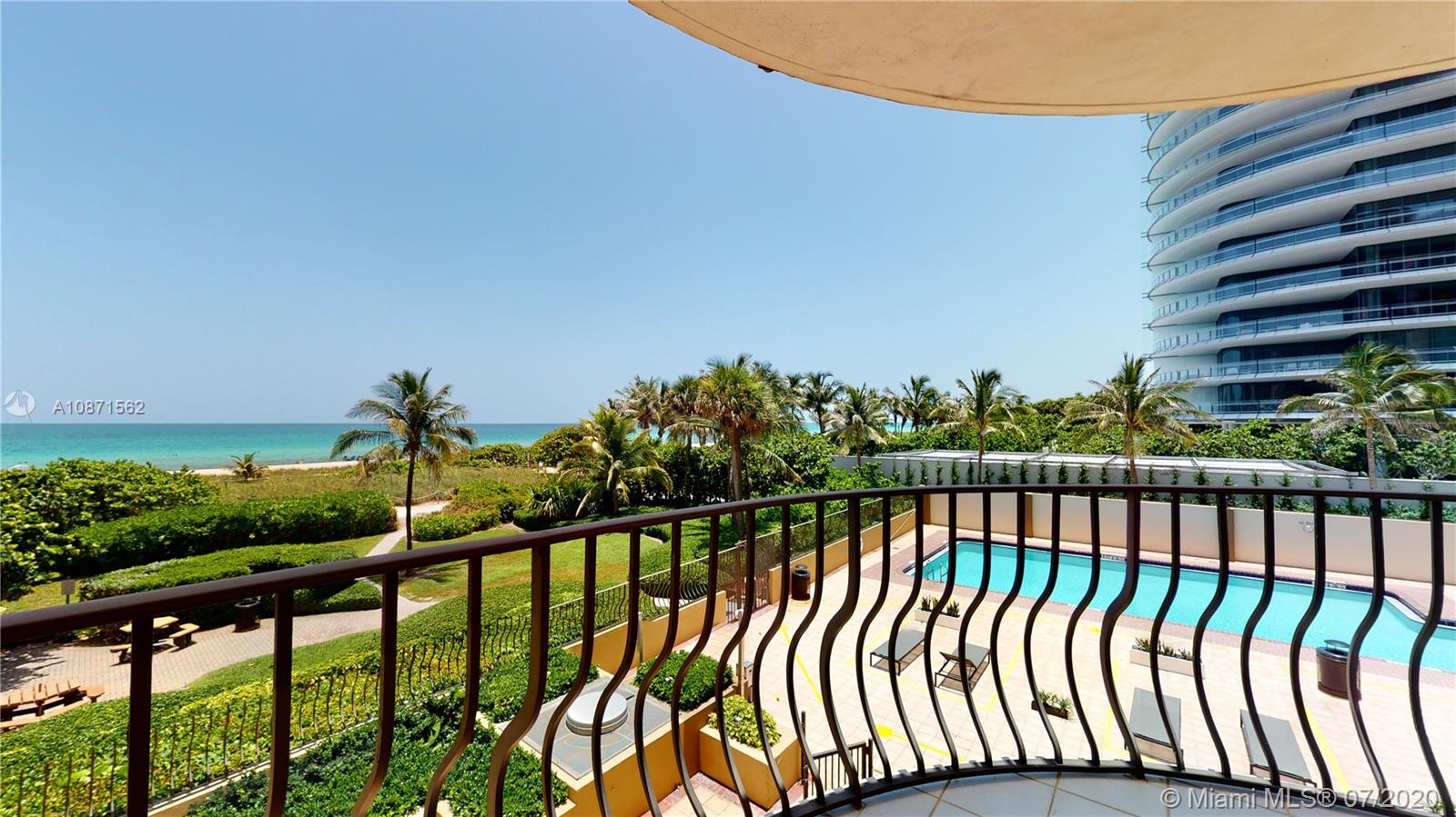 Normandy Beach Surfside, FL 33154 - Photo 2 of 18 view of city from balcony