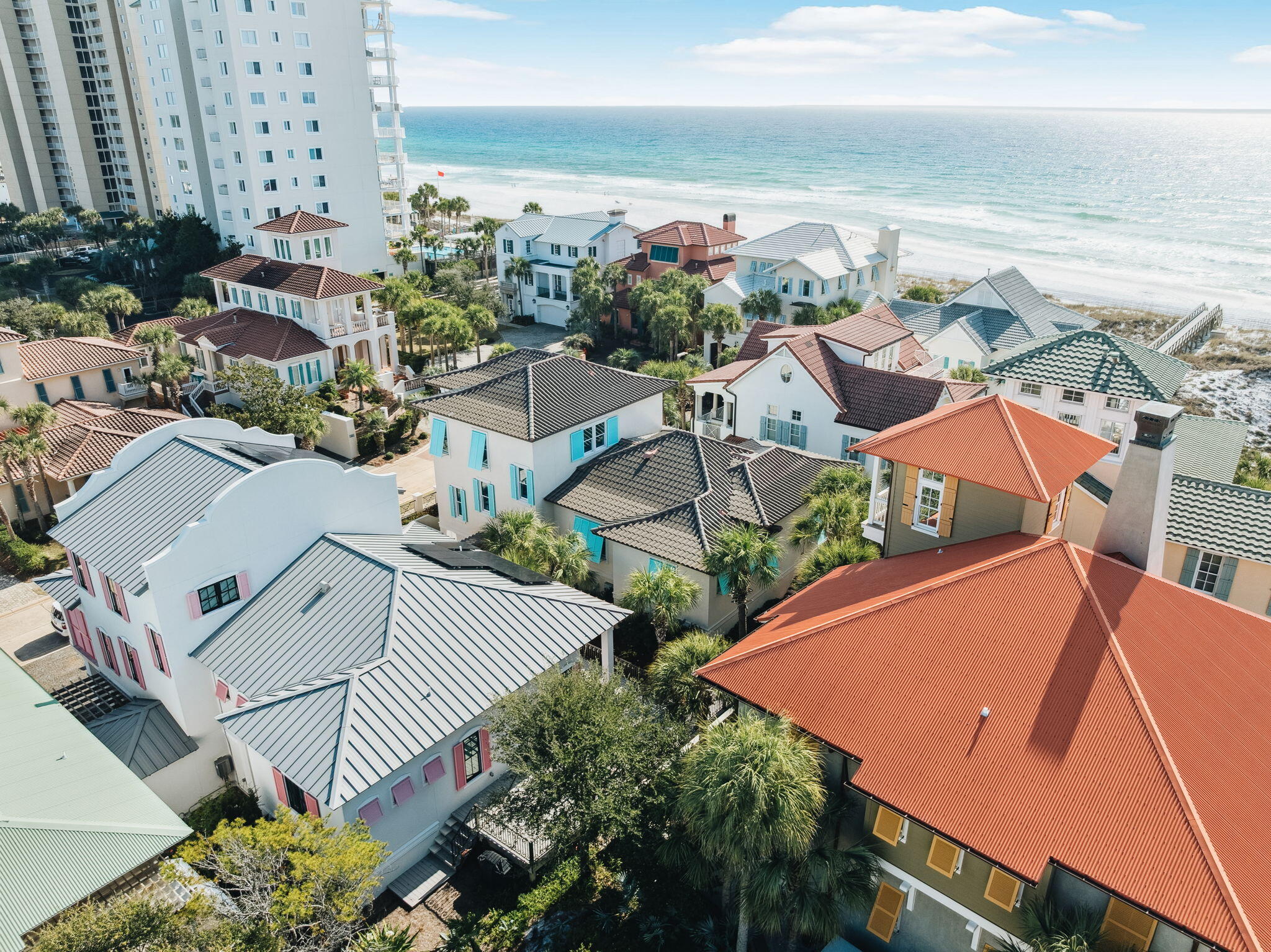358 Rue Caribe Miramar Beach, FL 32550 - Photo 65 of 65 an aerial view of residential houses with outdoor space
