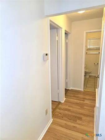 a view of a bathroom with a shower