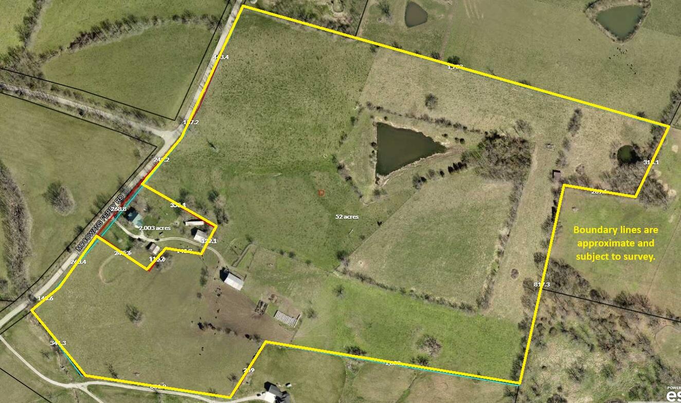 6300 A McCowans Ferry Road Versailles, KY 40383 - Photo 11 of 11 Aerial Divisions 52-2 acres 6300 McCowan